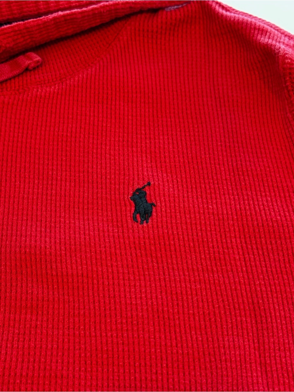 Polo Ralph Lauren Men’s Waffle Knit Hoodie - Picture 4 of 7